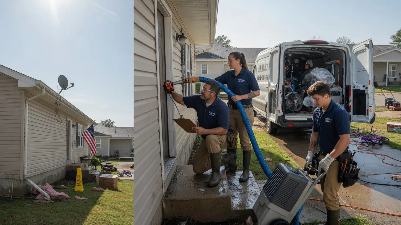 Ceiling Water Damage Restoration in Ivel, KY near me